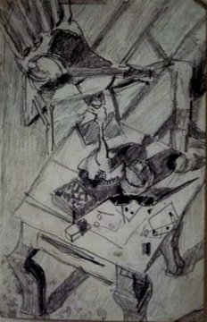 Still life painting — J-N Barclay, Dalswinton Studio